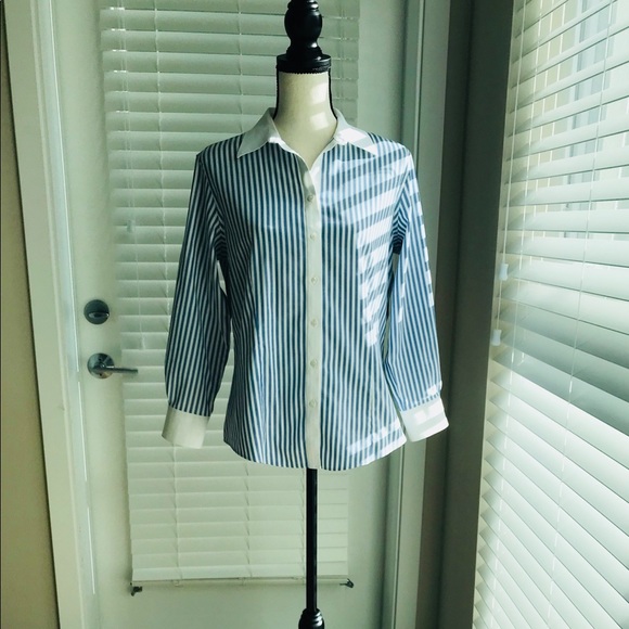 Brooks Brothers Tops - Brooks Brothers Striped Non-Iron Dress Shirt